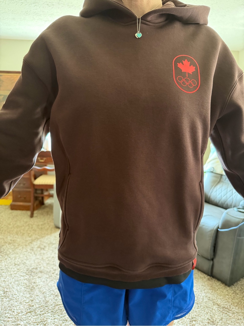 Woman’s Team Canada Big Cozy Ultra-Oversized Hoodie - Picture 6 of 7